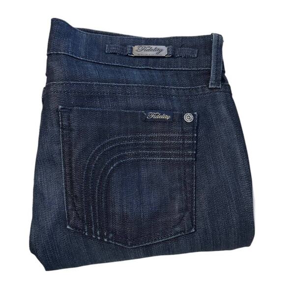Fidelity Denim Japan Rose Bootcut Phantom Rinse Dojo Vibe Denim Jeans Size 28 - Picture 2 of 12